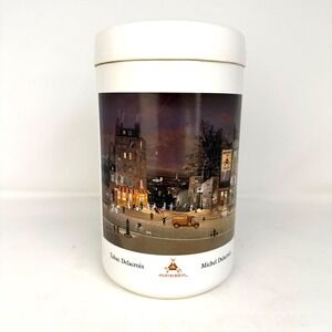 Montecristo Cigar Humidor Jar Michel Delacroix Tabac Delacroix Paris Art White
